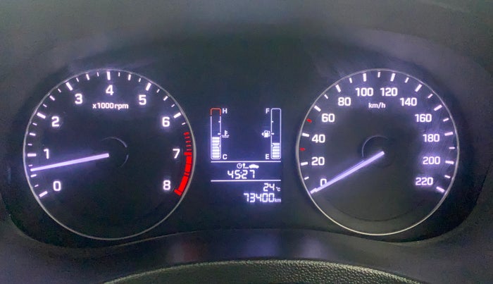 2017 Hyundai Creta SX PLUS 1.6 PETROL SPECIAL EDITION, Petrol, Manual, 73,358 km, Odometer Image