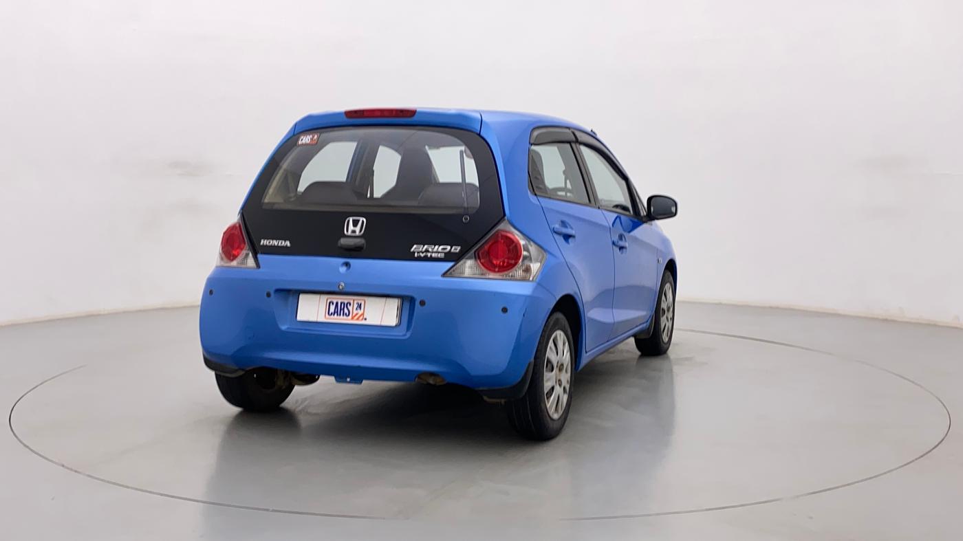 2013 Honda Brio S MT, Petrol, Manual, 77,312 km, Right Back Diagonal