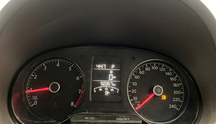 2017 Volkswagen Vento HIGHLINE PETROL AT, Petrol, Automatic, 50,303 km, Odometer Image