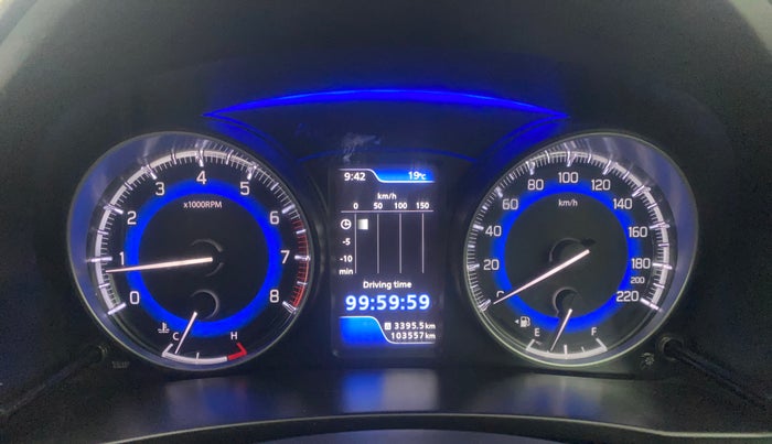 2018 Maruti Baleno ALPHA PETROL 1.2, Petrol, Manual, 1,03,548 km, Odometer Image