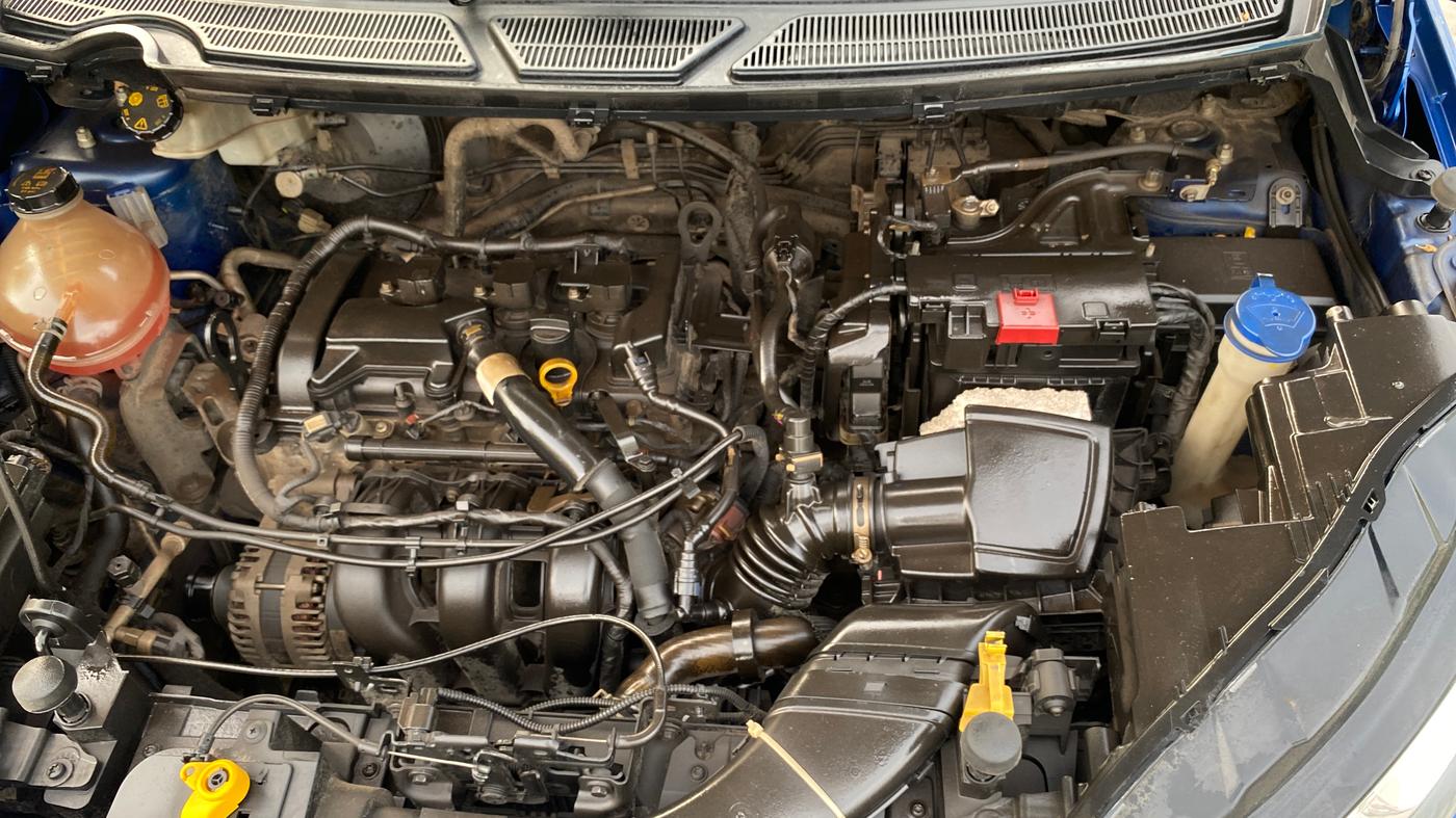2020 Ford Ecosport TITANIUM + 1.5L PETROL AT, Petrol, Automatic, 50,757 km, Engine View - Left
