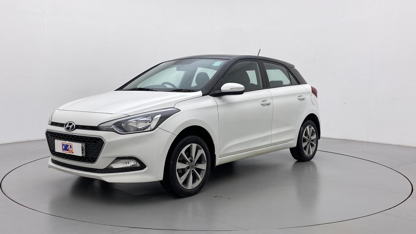 2017 Hyundai Elite i20 ASTA 1.2 DUAL TONE, Petrol, Manual, 37,696 km, Left Front Diagonal
