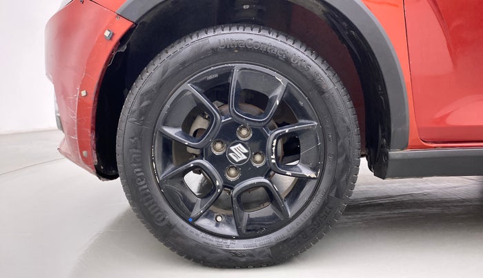 2018 Maruti IGNIS ALPHA 1.2 AMT DUAL TONE, Petrol, Automatic, 79,333 km, Left Front Wheel