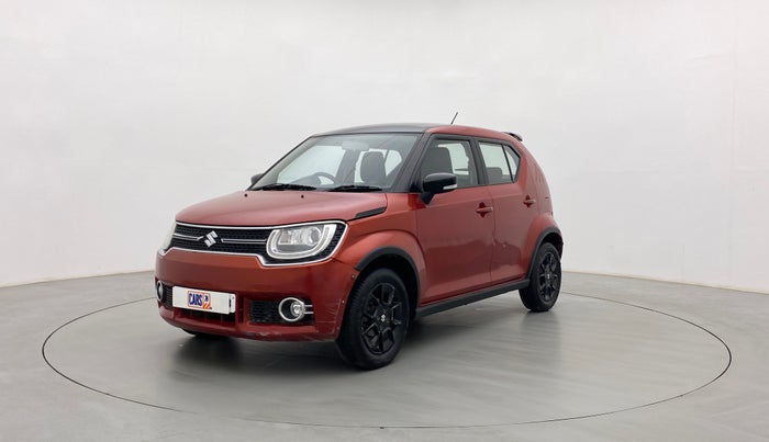 2018 Maruti IGNIS ALPHA 1.2 AMT DUAL TONE, Petrol, Automatic, 79,333 km, Left Front Diagonal