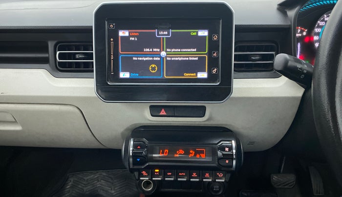 2018 Maruti IGNIS ALPHA 1.2 AMT DUAL TONE, Petrol, Automatic, 79,333 km, Air Conditioner