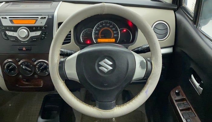 2016 Maruti Wagon R 1.0 VXI, Petrol, Manual, 97,105 km, Steering Wheel Close Up