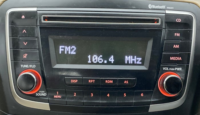 2018 Maruti Ciaz DELTA 1.5 SHVS MT PETROL, Petrol, Manual, 64,764 km, Infotainment System