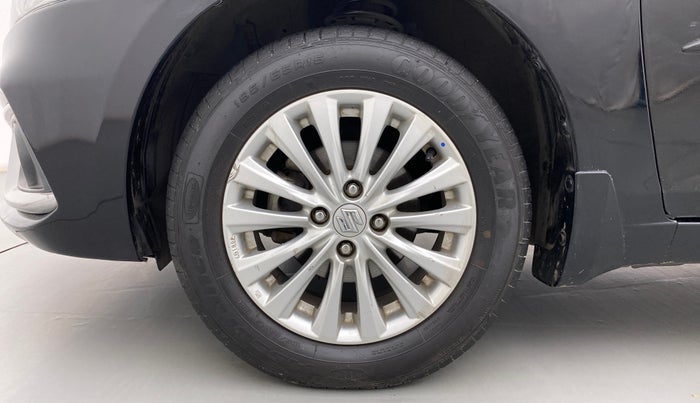 2018 Maruti Ciaz DELTA 1.5 SHVS MT PETROL, Petrol, Manual, 64,764 km, Left Front Wheel