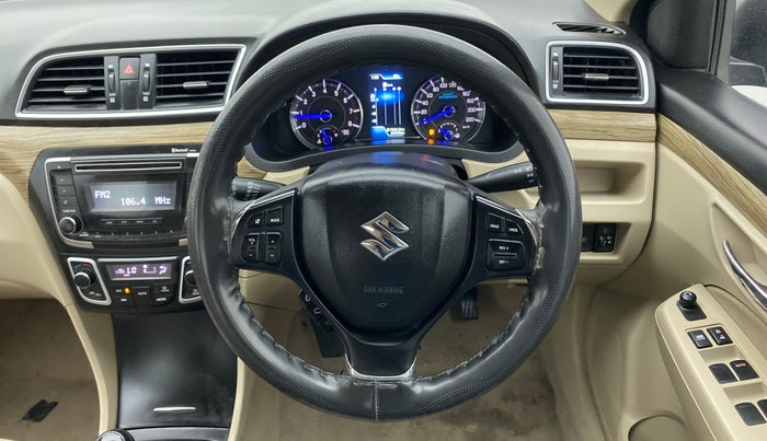 2018 Maruti Ciaz DELTA 1.5 SHVS MT PETROL, Petrol, Manual, 64,764 km, Steering Wheel Close Up