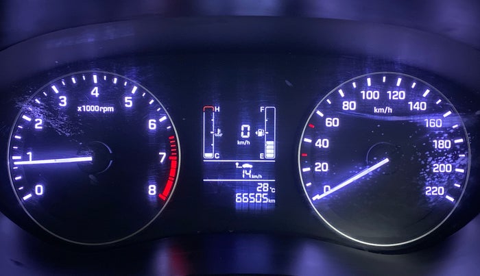 2017 Hyundai Elite i20 SPORTZ 1.2, Petrol, Manual, 66,682 km, Odometer Image