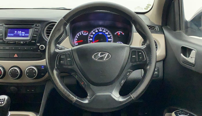 2015 Hyundai Grand i10 ASTA 1.2 KAPPA VTVT, Petrol, Manual, 40,819 km, Steering Wheel Close Up