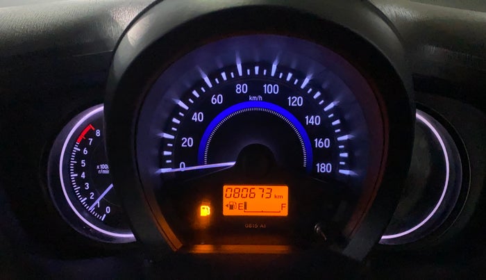 2015 Honda Amaze 1.2L I-VTEC S, Petrol, Manual, 80,673 km, Odometer Image