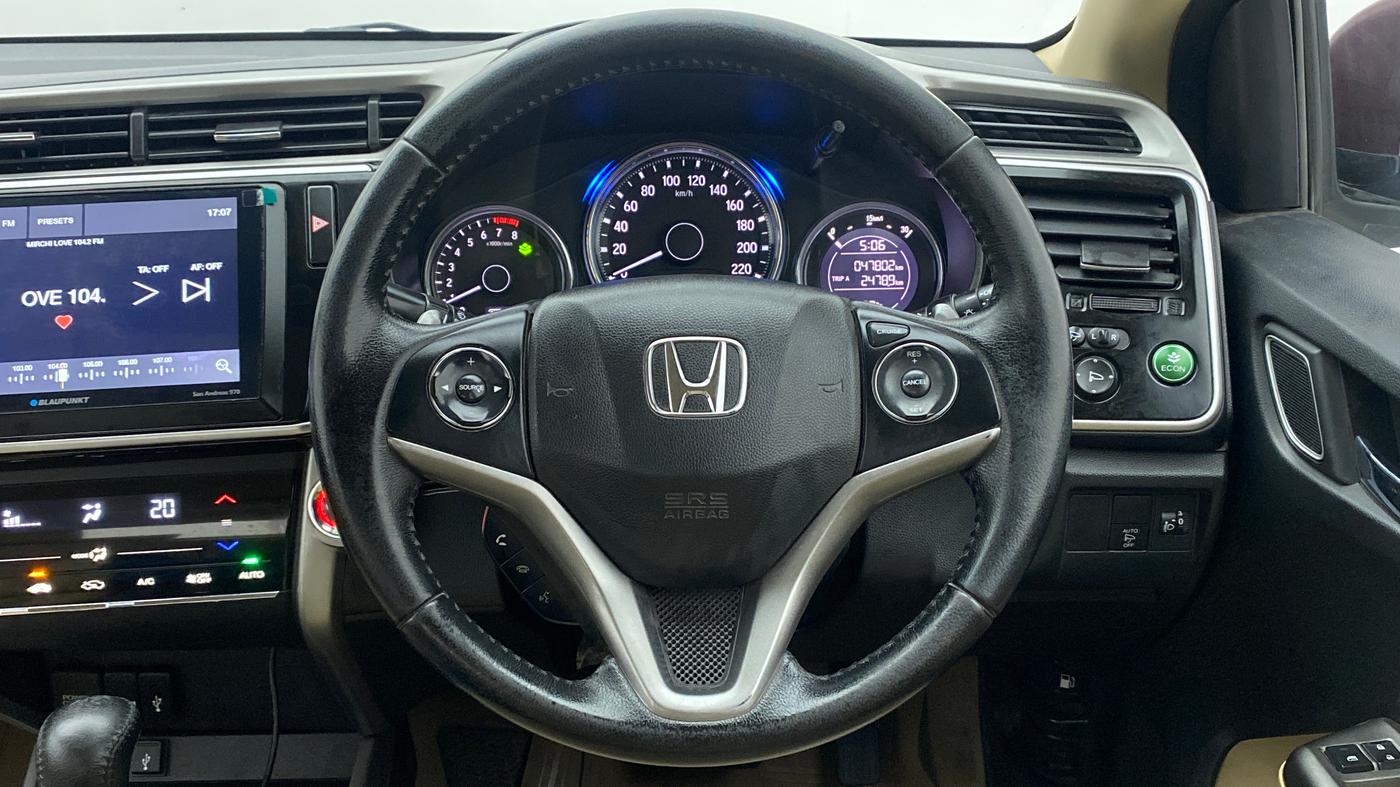 2018 Honda City 1.5L I-VTEC ZX CVT, Petrol, Automatic, 47,802 km, Steering Wheel Close Up