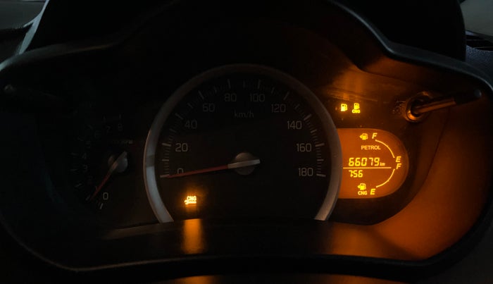 2015 Maruti Celerio VXI CNG, CNG, Manual, 66,066 km, Odometer Image