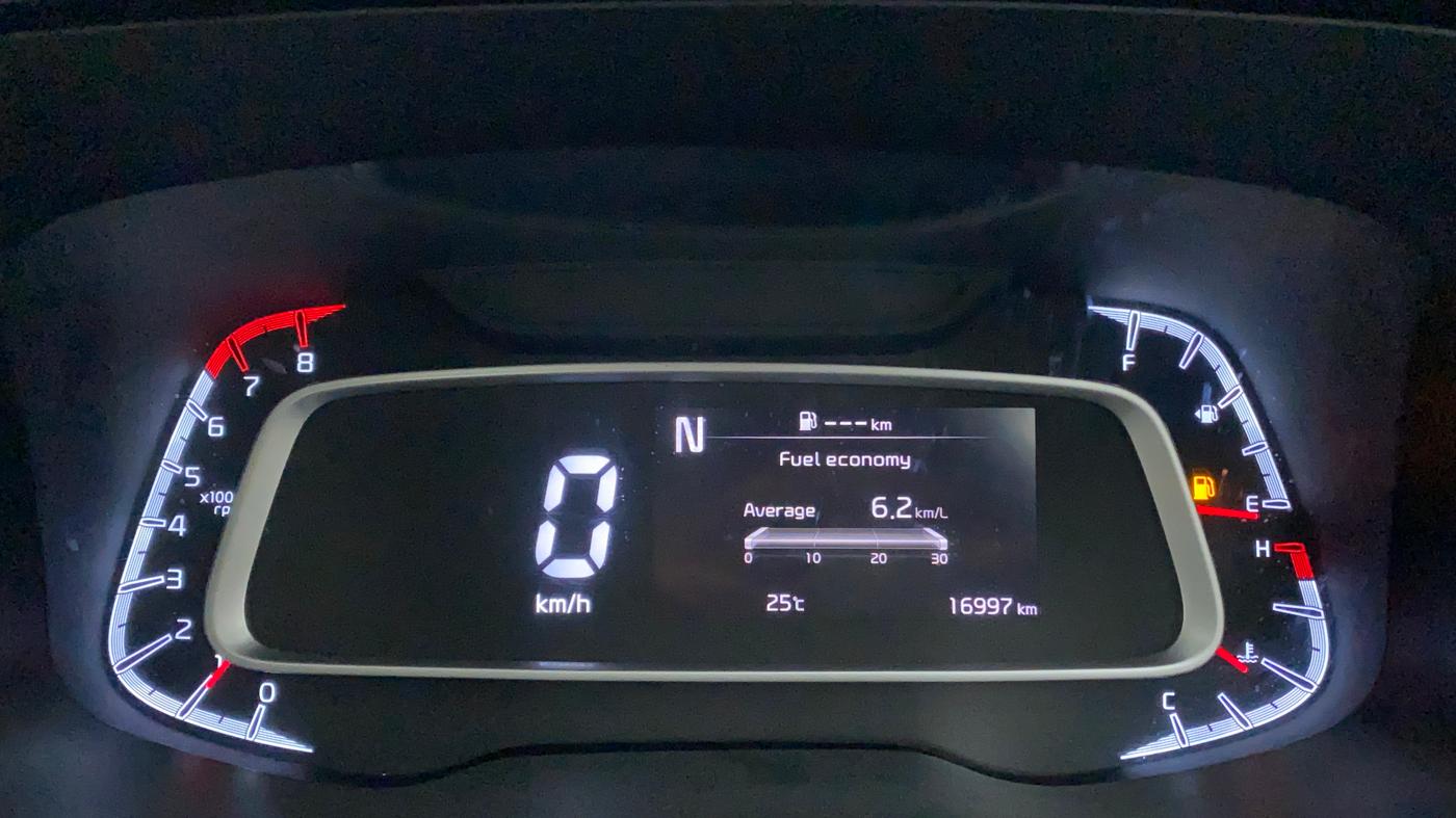 2022 KIA SONET HTX PLUS 1.0 IMT, Petrol, Manual, 16,997 km, Odometer Image