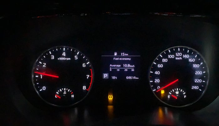 2021 KIA SELTOS HTX IVT 1.5 PETROL, Petrol, Automatic, 64,647 km, Odometer Image