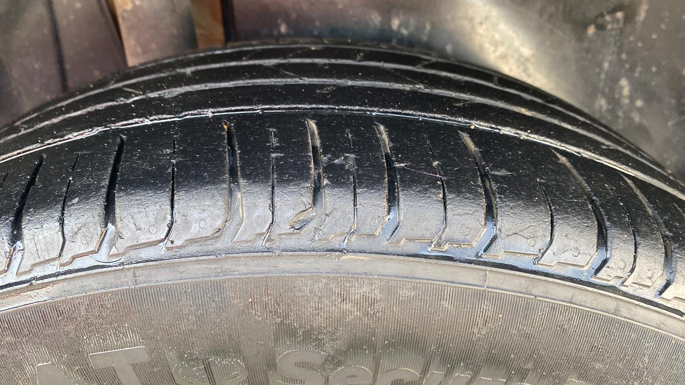 2020 Maruti Vitara Brezza ZXI PLUS, Petrol, Manual, 94,107 km, Right Rear Tyre Tread
