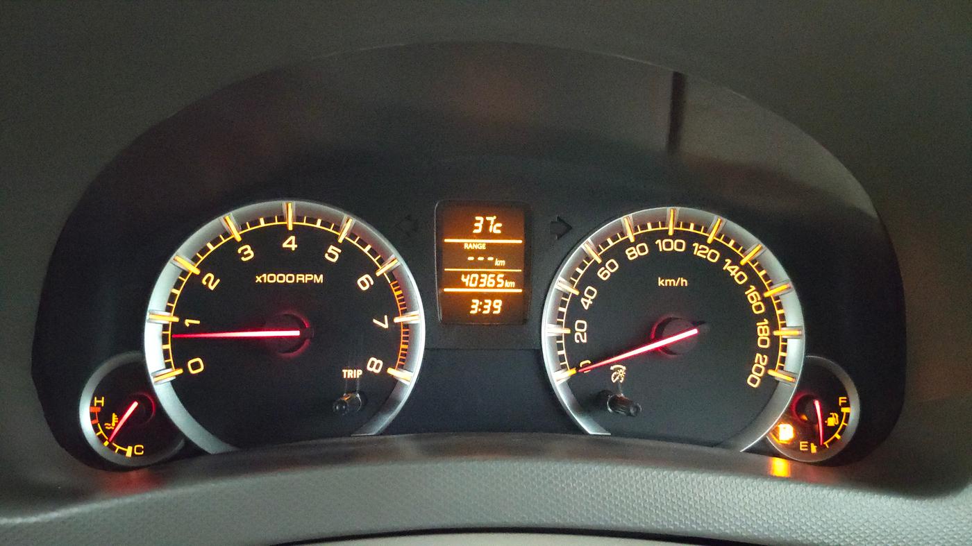 2017 Maruti Ertiga ZXI+, Petrol, Manual, 40,365 km, Odometer Image