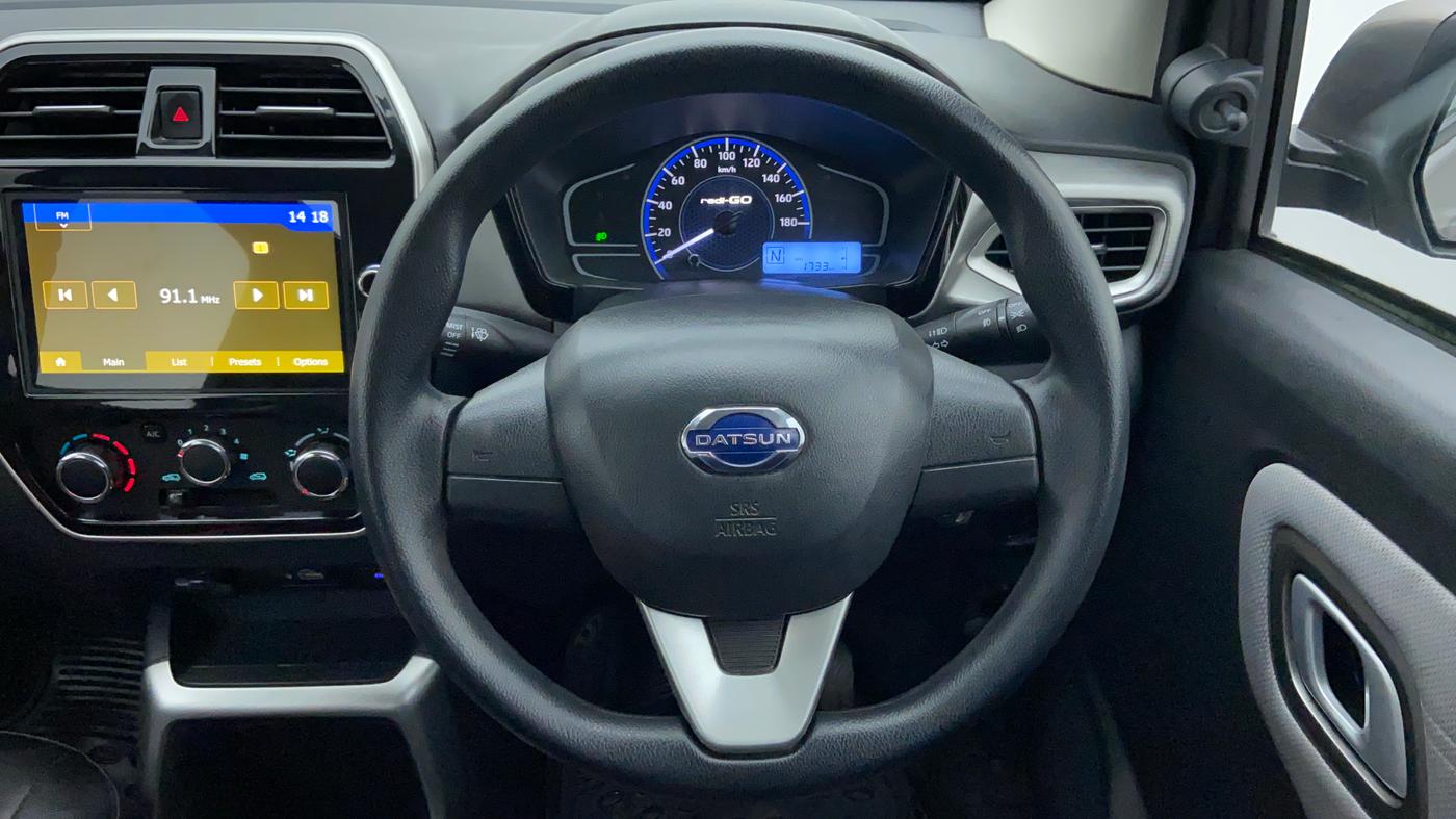 2021 Datsun Redi Go 1.0 T(O) AT, Petrol, Automatic, 1,824 km, Steering Wheel Close Up