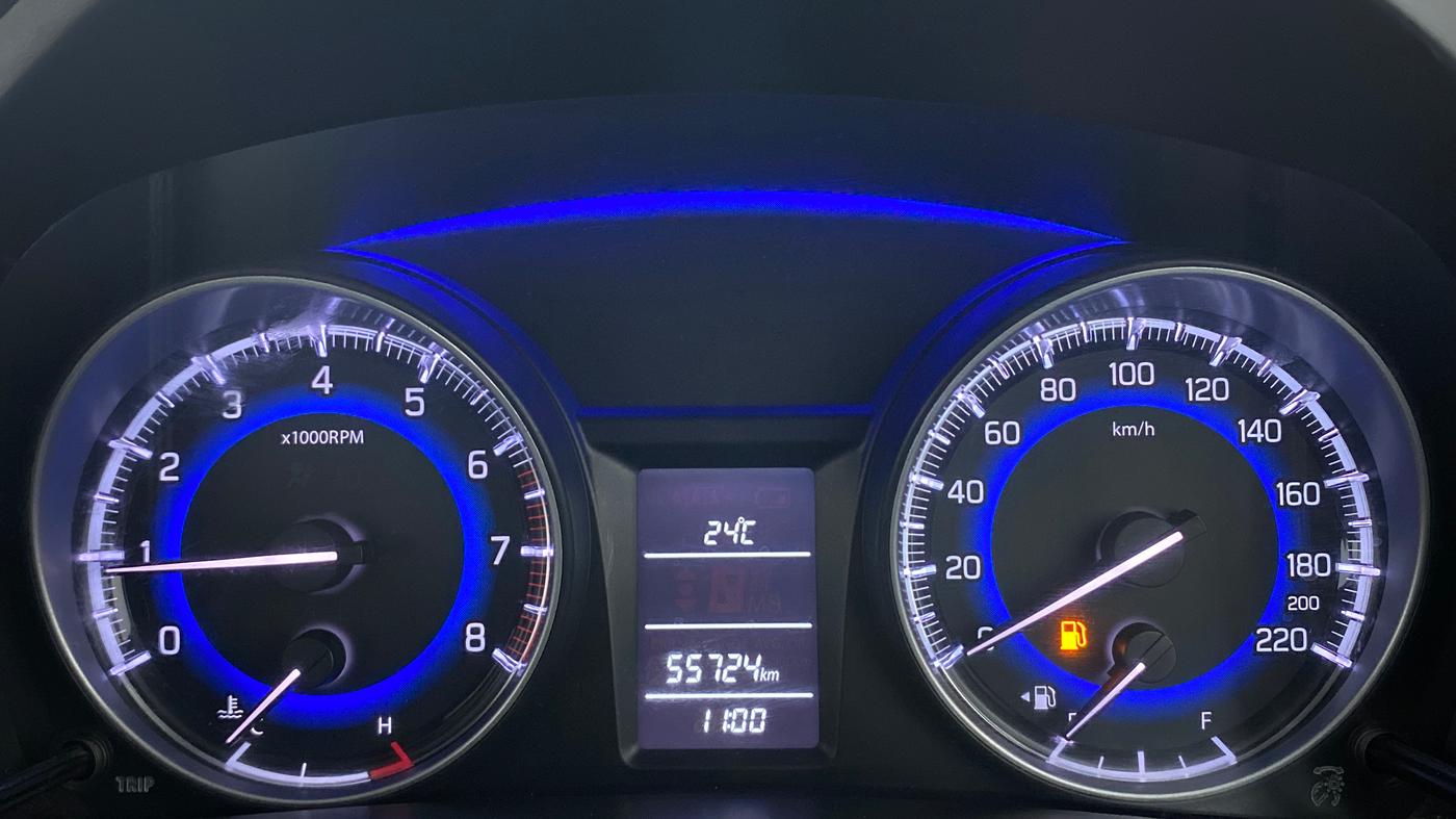 2017 Maruti Baleno DELTA PETROL 1.2, Petrol, Manual, 55,724 km, Odometer Image