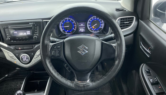 2017 Maruti Baleno DELTA PETROL 1.2, Petrol, Manual, 55,724 km, Steering Wheel Close Up