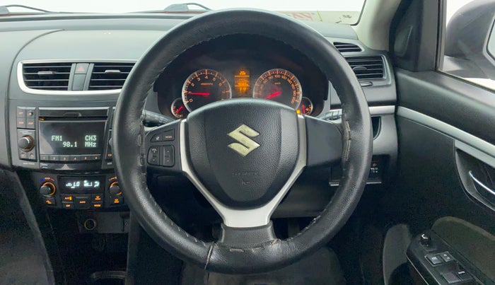 2013 Maruti Swift ZXI, Petrol, Manual, 46,565 km, Steering Wheel Close Up