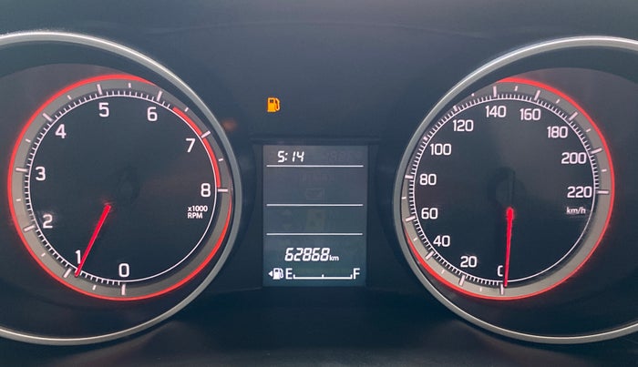 2019 Maruti Swift VXI, Petrol, Manual, 62,837 km, Odometer Image