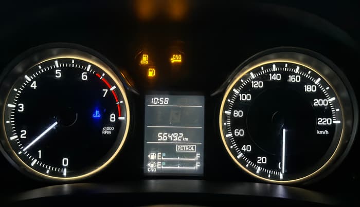 2020 Maruti Ertiga VXI CNG, CNG, Manual, 56,481 km, Odometer Image