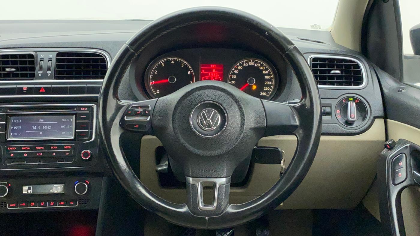 2013 Volkswagen Polo HIGHLINE1.2L PETROL, Petrol, Manual, 71,606 km, Steering Wheel Close Up
