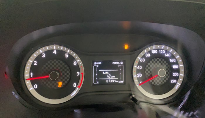 2021 Hyundai AURA S 1.2 CNG, CNG, Manual, 87,394 km, Odometer Image