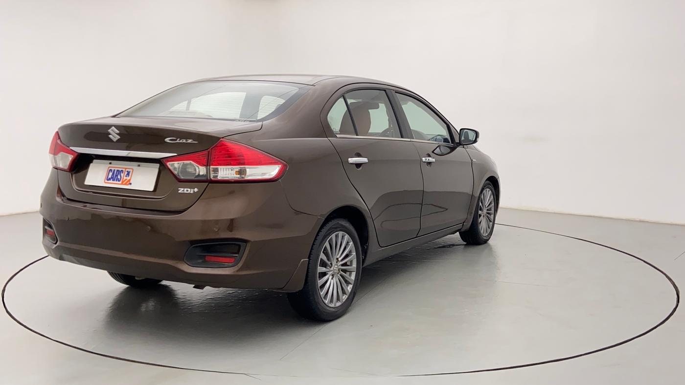 2015 Maruti Ciaz ZDI+, Diesel, Manual, 1,04,013 km, Right Back Diagonal