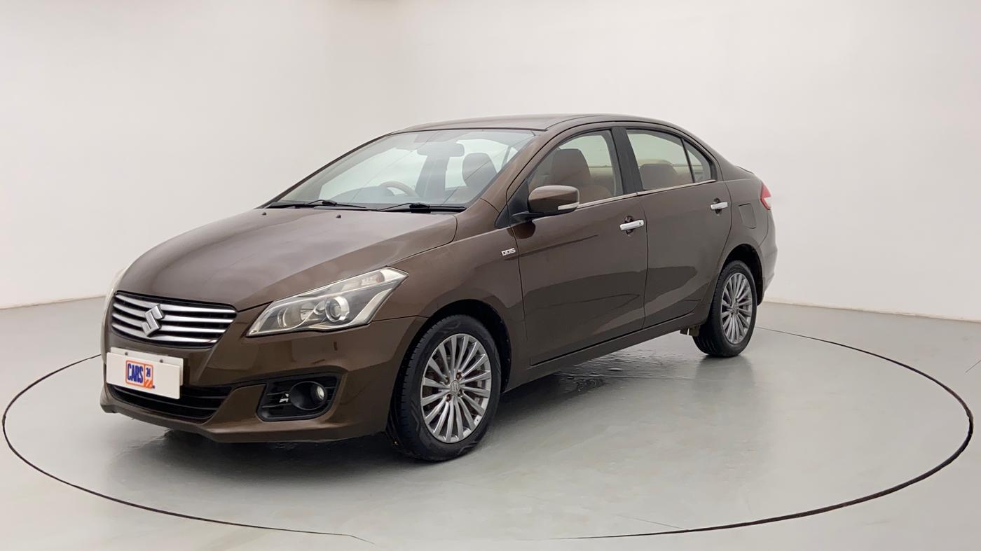 2015 Maruti Ciaz ZDI+, Diesel, Manual, 1,04,013 km, Left Front Diagonal