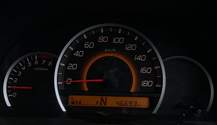 2016 Maruti Wagon R 1.0 VXI AMT, Petrol, Automatic, 46,687 km, Odometer Image