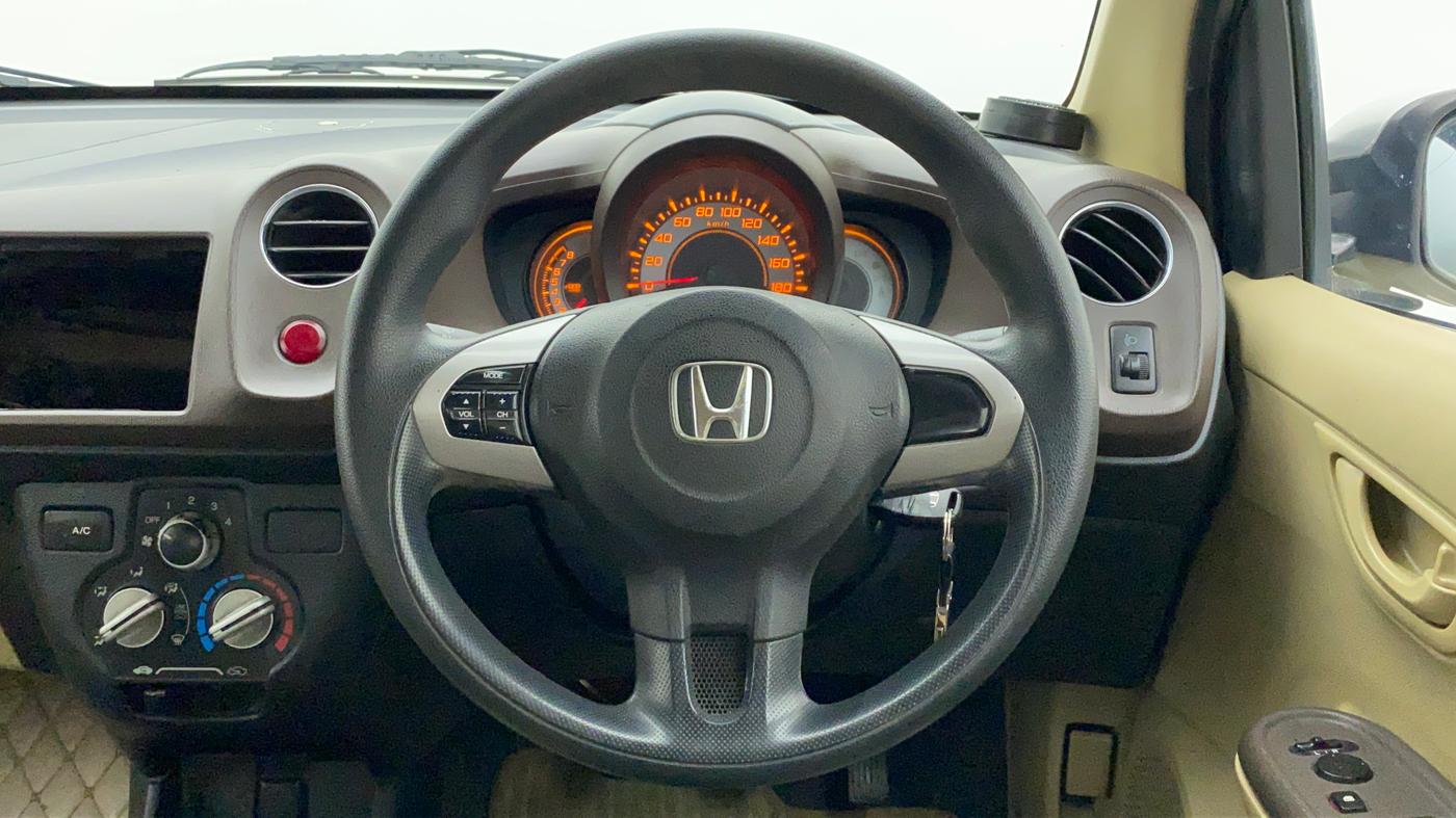 2013 Honda Brio S MT, Petrol, Manual, 67,819 km, Steering Wheel Close Up