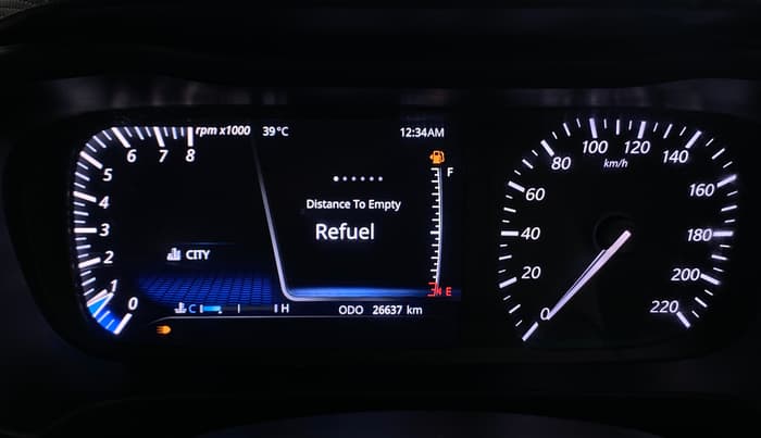 2021 Tata ALTROZ XZ PETROL, Petrol, Manual, 26,606 km, Odometer Image