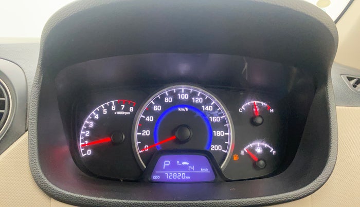 2017 Hyundai Grand i10 SPORTZ AT 1.2 KAPPA VTVT, Petrol, Automatic, 72,801 km, Odometer Image