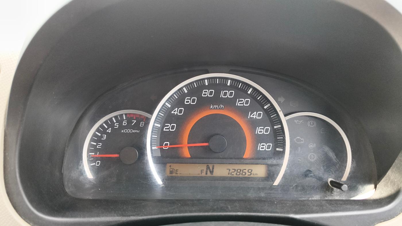 2016 Maruti Wagon R 1.0 VXI AMT, Petrol, Automatic, 72,868 km, Odometer Image