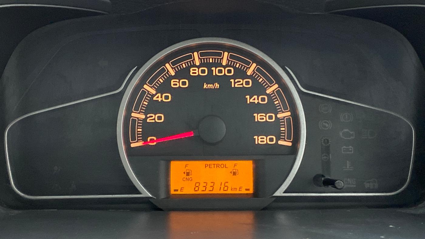2015 Maruti Alto K10 LXI CNG, CNG, Manual, 83,606 km, Odometer Image