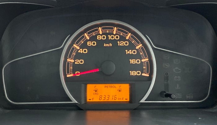 2015 Maruti Alto K10 LXI CNG, CNG, Manual, 83,606 km, Odometer Image