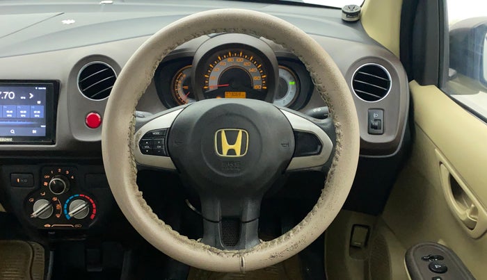 2012 Honda Brio S MT, Petrol, Manual, 73,108 km, Steering Wheel Close Up