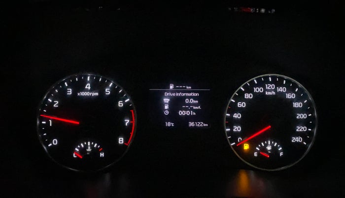 2020 KIA SELTOS HTX 1.5 PETROL, Petrol, Manual, 36,174 km, Odometer Image