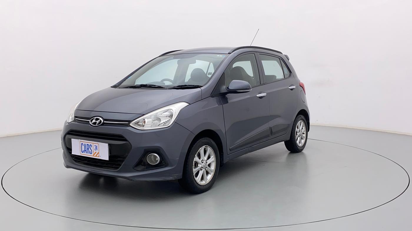 2015 Hyundai Grand i10 ASTA 1.2 KAPPA VTVT, Petrol, Manual, 94,550 km, Left Front Diagonal