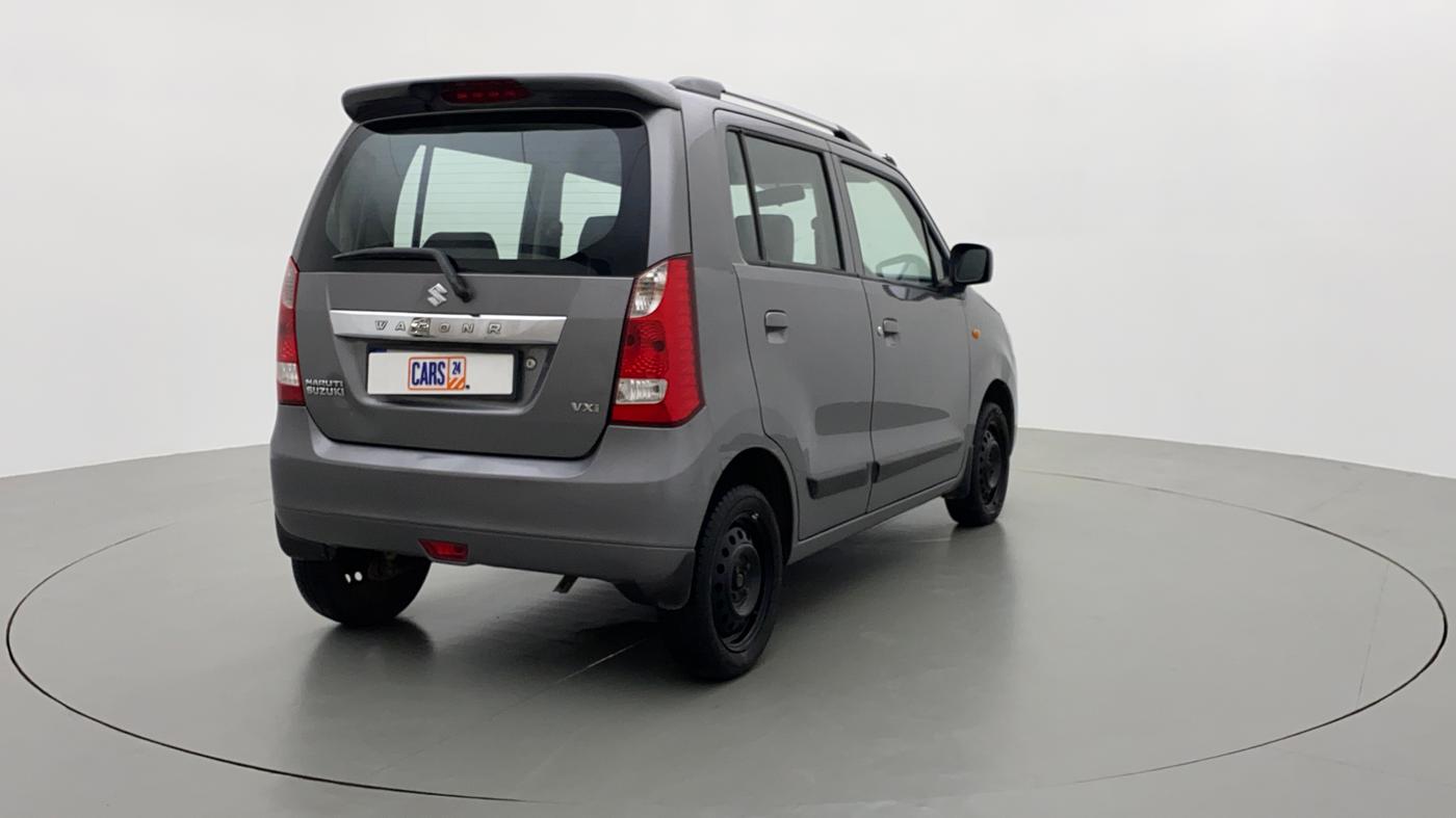 2013 Maruti Wagon R 1.0 VXI, Petrol, Manual, 77,981 km, Right Back Diagonal