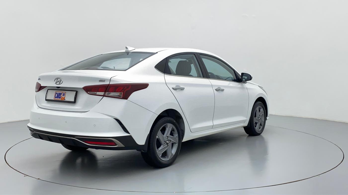 2020 Hyundai Verna SX PETROL MT, Petrol, Manual, 5,339 km, Right Back Diagonal