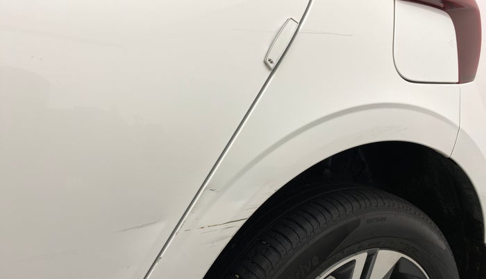 2021 Hyundai NEW I20 ASTA (O) 1.5 CRDI MT, Diesel, Manual, 10,383 km, Left quarter panel - Minor scratches
