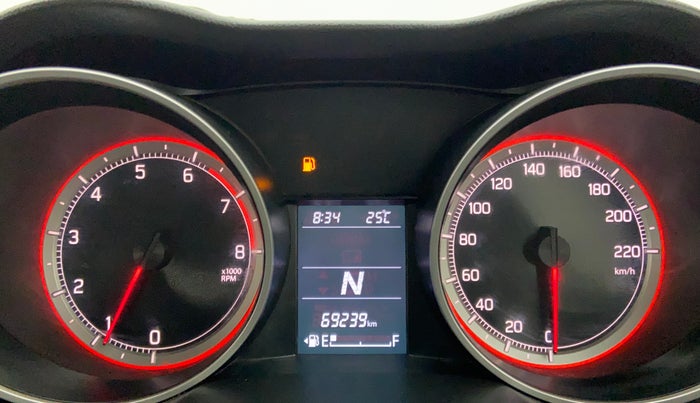 2018 Maruti Swift ZXI AMT, Petrol, Automatic, 69,238 km, Odometer Image