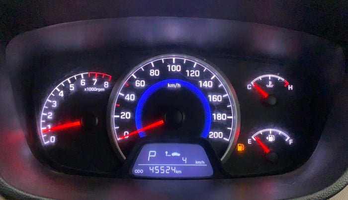 2018 Hyundai Grand i10 MAGNA AT 1.2 KAPPA VTVT, Petrol, Automatic, 45,514 km, Odometer Image