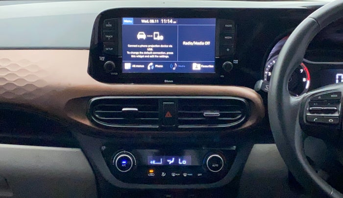 2021 Hyundai AURA SX 1.2 (O), Petrol, Manual, 15,883 km, Air Conditioner