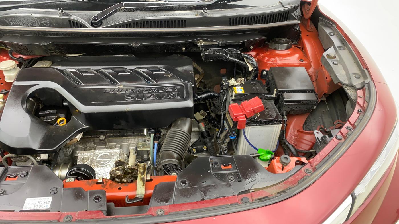 2024 Maruti FRONX ALPHA 1.0L TURBO 6 AT, Petrol, Automatic, 37,751 km, Engine View - Left