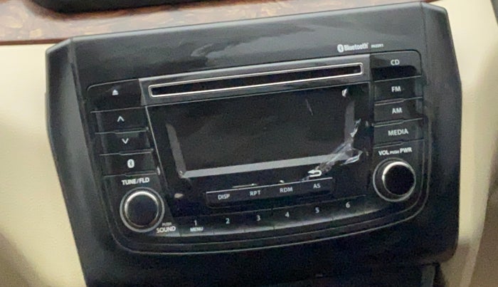 2017 Maruti Dzire VXI, Petrol, Manual, 31,858 km, Infotainment system - Display is damaged